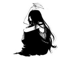 头像图片女黑白系动漫 10