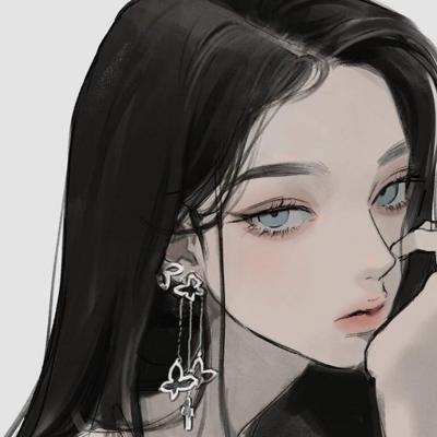 女生头像动漫简笔画 1