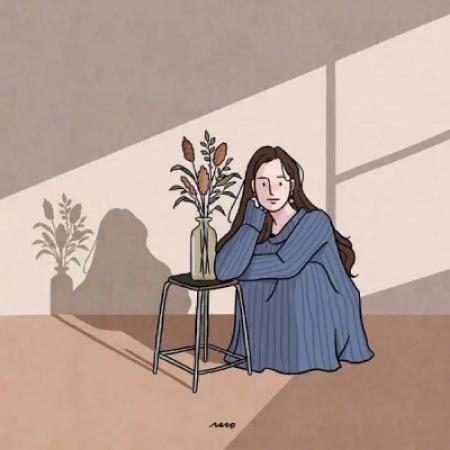 插画头像女 手绘 3