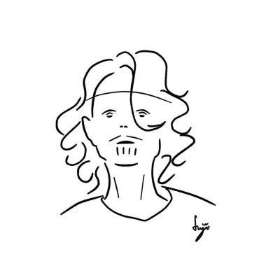 个性头像男简笔画 1