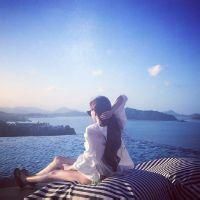 太阳海边风景头像 5