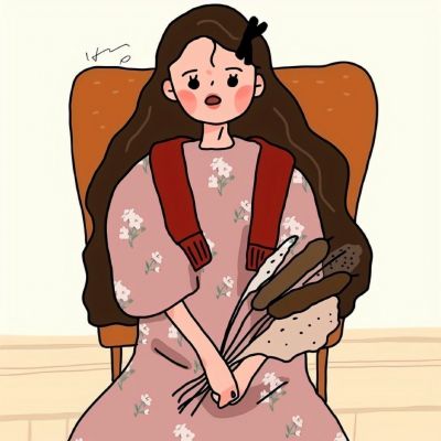 头像女可爱小清新手绘唯美 2