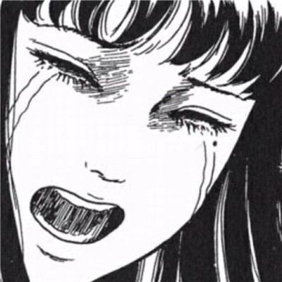 黑白漫画头像日系 7