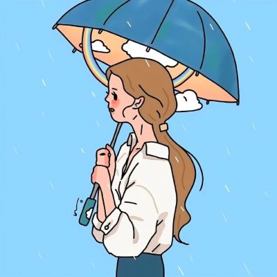 2023年头像女生小清新手绘 1