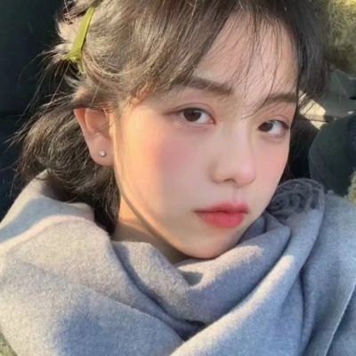 真人头像.小清新. 可爱 长发