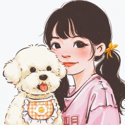 头像手绘女生简单气质女孩 6