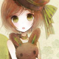 女生高级头像插画风 6
