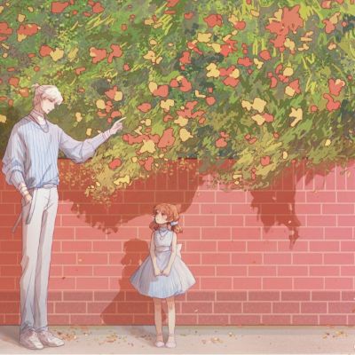 插画头像大叔动漫 1