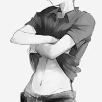 中年男性头像素描