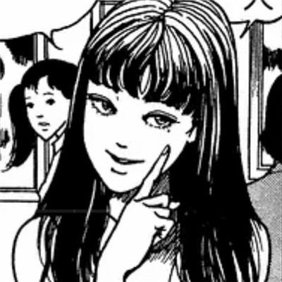 头像黑白漫画女 6