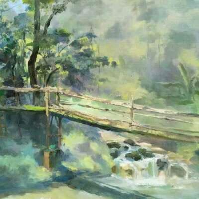 头像油画质感风景 5