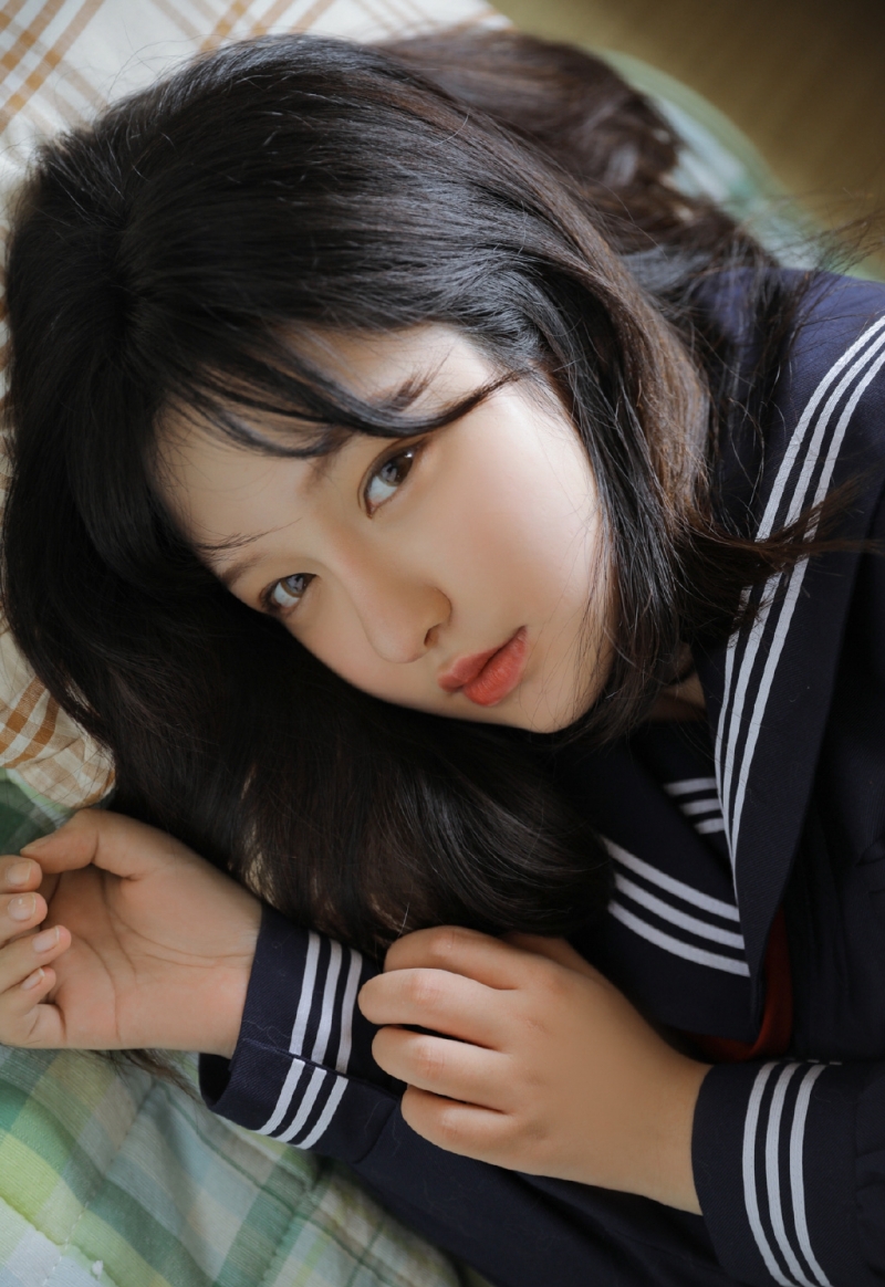 JK制服美女肤白貌美漂亮写真图 6