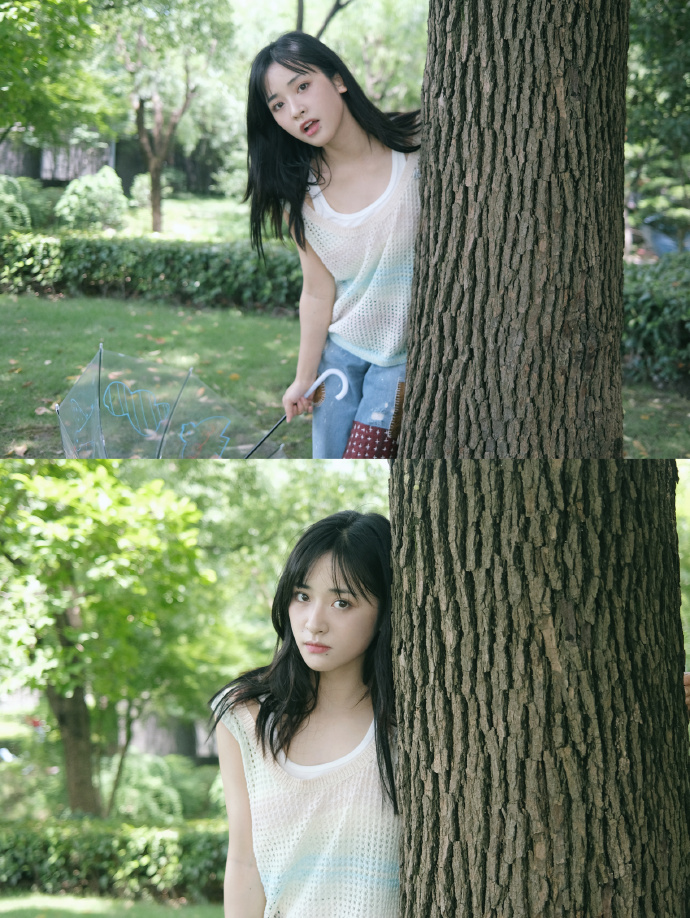95后漂亮美女明星沈月森系写真图片 3