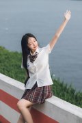 JK制服美女图片高清身姿窈窕曼妙女生图片