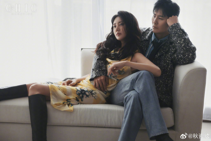 韩国美女秋瓷炫与老公于晓光合体写真图片 6